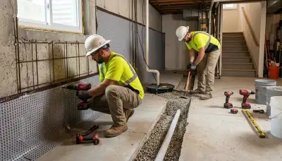 Basement waterproofing service for Norfolk, VA homes protecting against moisture and flooding