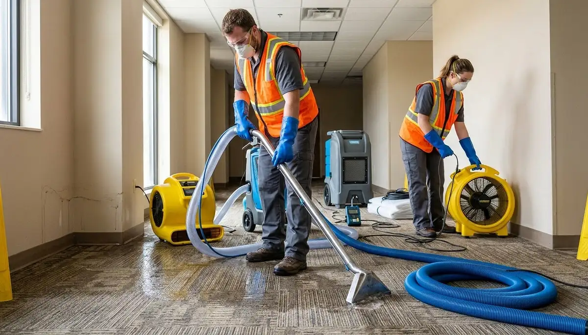 Emergency water removal service in Norfolk, VA for flood and burst pipe damage