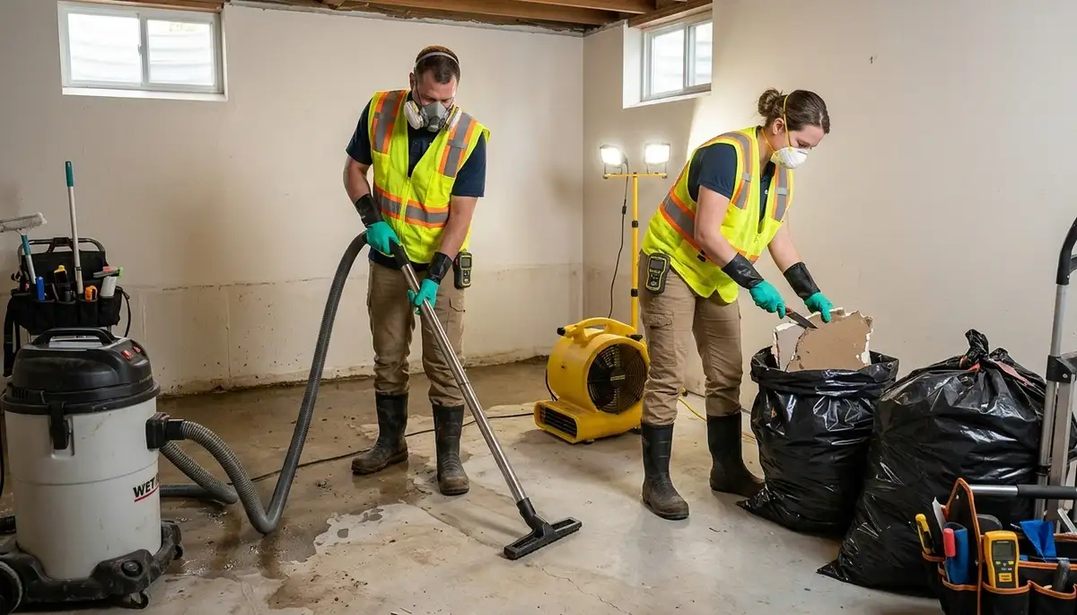 Flood damage cleanup for Norfolk, VA homes after storm surge, heavy rain, and rising water