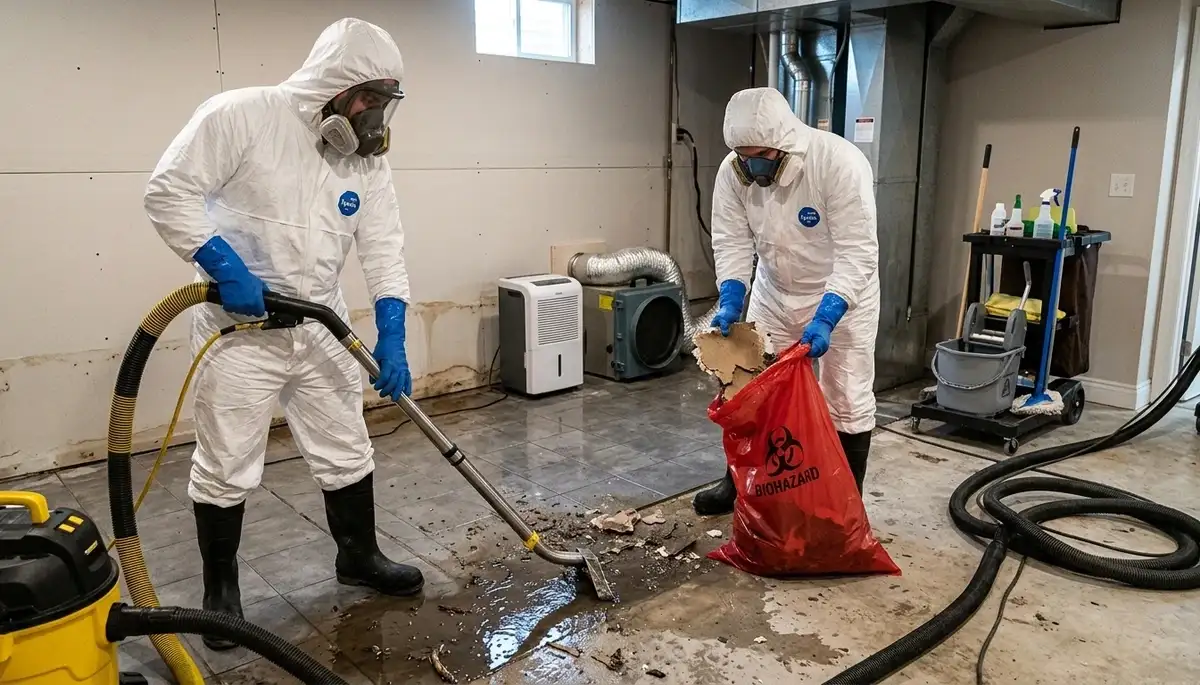 Sewer backup cleanup team serving Norfolk, VA for fast 24/7 water damage restoration