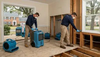 Water damage restoration team serving Norfolk, VA with professional cleanup and drying services