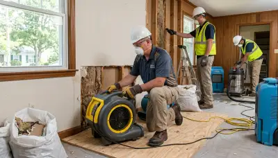 Water damage restoration services in Norfolk, VA by a professional local cleanup team