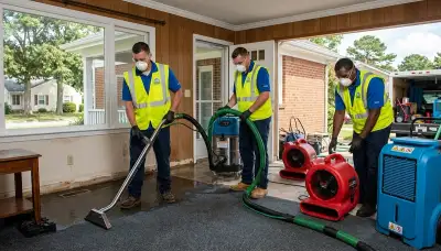 Water damage restoration team serving Norfolk, VA for fast cleanup and repair